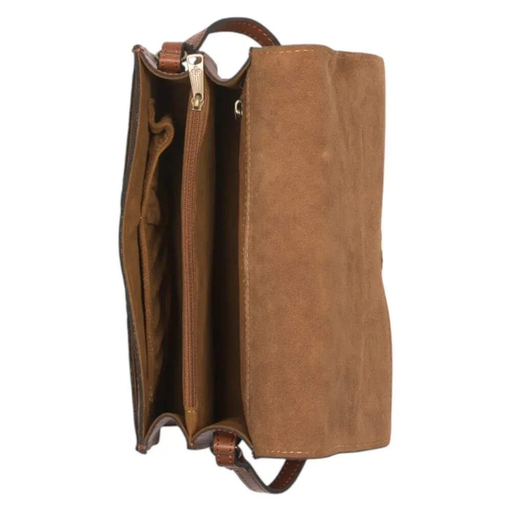 PATRICIA NASH Leather Laurentina Medium Multi Compartment Crossbody - Picture 2 of 4